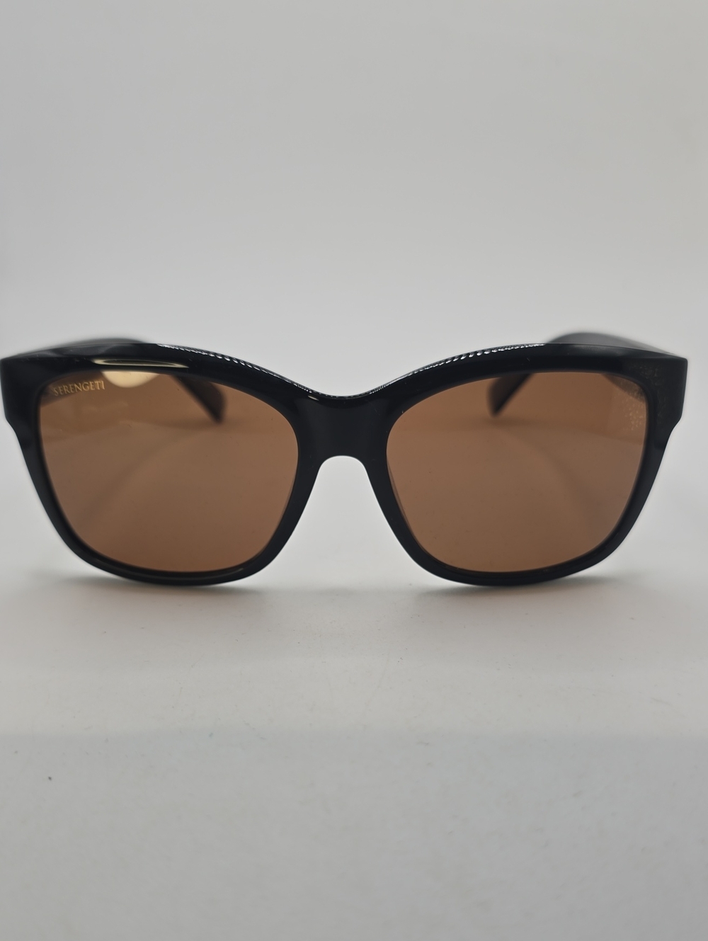 Serengeti Vanessa Black Sunglasses with Brown Lenses